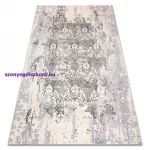 Kab. CORE szőnyeg W3824 Ornament Vintage - Structural, két szintű, krém / szürke 160x220 cm