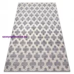 Kab. CORE szőnyeg W6764 Lóhere Marokkói Trellis - Structural, két szintű, szürke / krém 160x220 cm