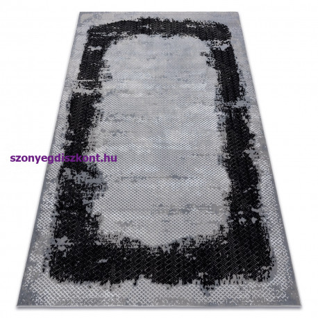 CORE szőnyeg A004 árnyékolt - Structural, két szintű, fekete / szürke 160x220 cm