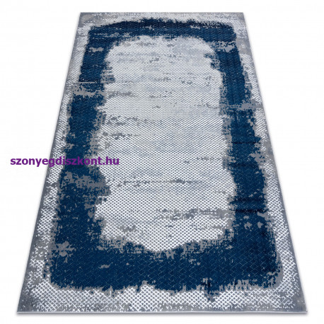 CORE szőnyeg A004 árnyékolt - Structural, két szintű, kék / szürke 160x220 cm