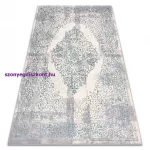 Kab. CORE szőnyeg W7161 Rozetta Vintage - Structural, két szintű, világoskék / krém / szürke 120x170 cm