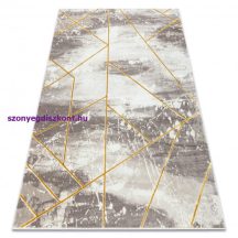   CORE szőnyeg 1818 Geometriai - Structural, két szintű, elefántcsont / arany 180x270 cm