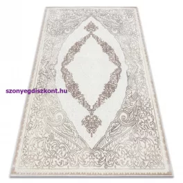   Kab. CORE szőnyeg 8111 Ornament Vintage - Structural, két szintű, bézs 120x170 cm