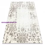 Kab. CORE szőnyeg 247A Ornament Vintage - Structural, két szintű, krém / barna 120x170 cm