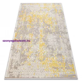   Kab. CORE szőnyeg 3807 Ornament Vintage - Structural, két szintű, bézs / arany 80x150 cm