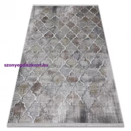   Kab. Modern LUCE 75 Marokkói Trellis vintage - szürke / mustár 77x150 cm szőnyeg