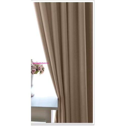 Kész sötétítő függöny Adeline Black Out 1db 150x250cm Bézs