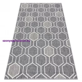   Kab. Szőnyeg SPRING 20404332 Hatszög szizál, hurkolt - szürke 200x290 cm