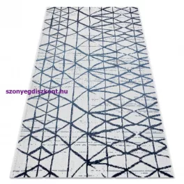   Kab. Szőnyeg COLOR 47278306 SISAL vonalak, háromszögek bézs / kék 140x200 cm
