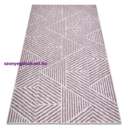   Kab. Szőnyeg COLOR 47176260 SISAL vonalak, háromszögek, bézs / rózsaszín 80x150 cm