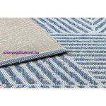 Kab. Szőnyeg COLOR 47176360 SISAL vonalak, háromszögek, bézs / kék 80x150 cm