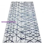 Kab. Szőnyeg COLOR 47278306 SISAL vonalak, háromszögek bézs / kék 80x150 cm