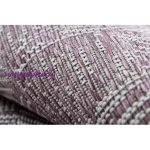 Kab. Szőnyeg COLOR 47373260 SISAL vonalak, háromszögek, ibolya / bézs 80x150 cm