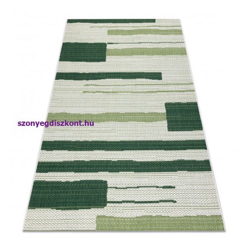 Szőnyeg COLOR 19676362 SISAL vonalak bézs / зелен 120x170 cm