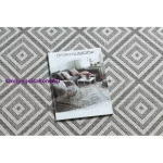 Kab. Fonott sizal flat szőnyeg 48607637 Négyzetek rombusz szürke / krém 120x170 cm