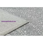 Kab. Fonott sizal flat szőnyeg 48832637 Körök, pontok szürke / krém 140x200 cm