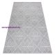 Fonott sizal flat szőnyeg 48731637 Négyzetek rombusz, геометричен szürke / krém 160x230 cm