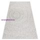 Fonott sizal flat szőnyeg 48832367 Körök, pontok krém / szürke 160x230 cm