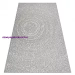 Kab. Fonott sizal flat szőnyeg 48832637 Körök, pontok szürke / krém 160x230 cm