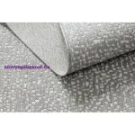 Kab. Fonott sizal flat szőnyeg 48832637 Körök, pontok szürke / krém 160x230 cm