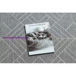 Kab. Fonott sizal flat szőnyeg 48731637 Négyzetek rombusz, геометричен szürke / krém 80x150 cm