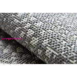 Kab. Fonott sizal Flat szőnyeg kör 48834637 Pontok elpirul szürke kör 120 cm