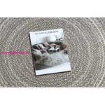 Kab. Fonott sizal Flat szőnyeg kör 48837686 Boho, fonat bézs kör 120 cm