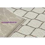 Kab. Fonott sizal szőnyeg boho 46211061 Lóhere Marokkói Trellis bézs 120x170 cm