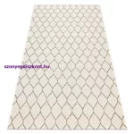 Kab. Fonott sizal szőnyeg boho 46211061 Lóhere Marokkói Trellis bézs 80x150 cm