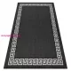 Kab. Fonott sizal flat szőnyeg 49373690 Görög fekete / krém 120x170 cm