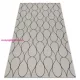 Kab. Fonott sizal flat szőnyeg 49379960 Cseppek krém / fekete 120x170 cm
