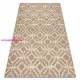 Kab. Szőnyeg FLAT 48957265 Geometrikus rombusz natúr bézs színű fonal 160x230 cm