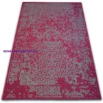 Kab. Vintage szőnyeg 22208/082 bordó / szürke klasszikus rozetta 200x290 cm