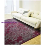 Kab. Vintage szőnyeg 22208/082 bordó / szürke klasszikus rozetta 200x290 cm