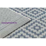 Kab. Fonott sizal flat szőnyeg 48357/951 négyzetek 140x200 cm