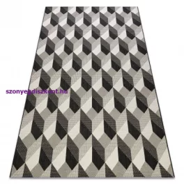   Kab. Fonott sizal flat szőnyeg 48624/690 TAKARÓKA 3D 200x290 cm