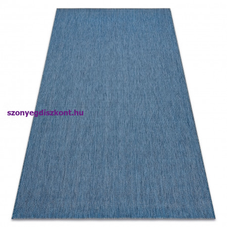 Fonott sizal flat szőnyeg 48663/330 kék SIMA 120x170 cm