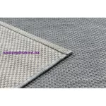 Kab. Fonott sizal flat szőnyeg 48663/037 ezüst egyenruha 160x230 cm