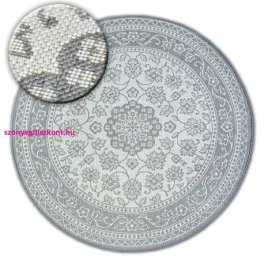   Kab. Fonott sizal flat szőnyeg kör48691/637 ÓLOMÜVEG kör 120 cm