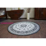Kab. Fonott sizal flat szőnyeg kör48691/690 ÓLOMÜVEG kör 120 cm