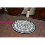 Kab. Fonott sizal flat szőnyeg kör48695/690 ÓLOMÜVEG kör 120 cm