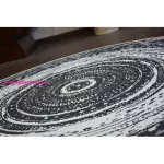 Kab. Fonott sizal flat szőnyeg kör48756/960 ÓLOMÜVEG kör 120 cm