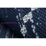 Kab. Fonott sizal color szőnyeg 47268/309 Rombusz Négyzetek Kék 160x230 cm