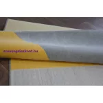 Kab. Scandi szőnyeg 18487/572 - TRAPÉZ szürke arany türkiz 80x150 cm