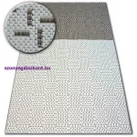 Kab. Fonott sizal flat szőnyeg 48722/608 Kétszínű krém barna 200x290 cm
