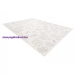 Kab. Fonott sizal flat szőnyeg 48774/526 Levelek Madarak krém rózsaszín 200x290 cm