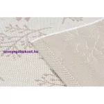 Kab. Fonott sizal flat szőnyeg 48774/526 Levelek Madarak krém rózsaszín 200x290 cm