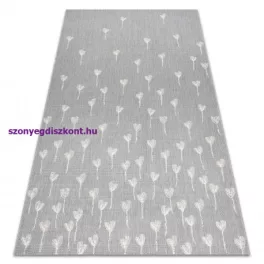   Kab. Fonott sizal flat szőnyeg 48779/637  szürke krém  80x150 cm
