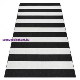 Kab. Fonott sizal flat szőnyeg 48644/690 CSÍKOK 140x200 cm