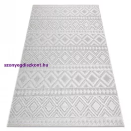   Kab. Szőnyeg SOLE D3851 Boho gyémánt lapos szövött bézs 80x250 cm